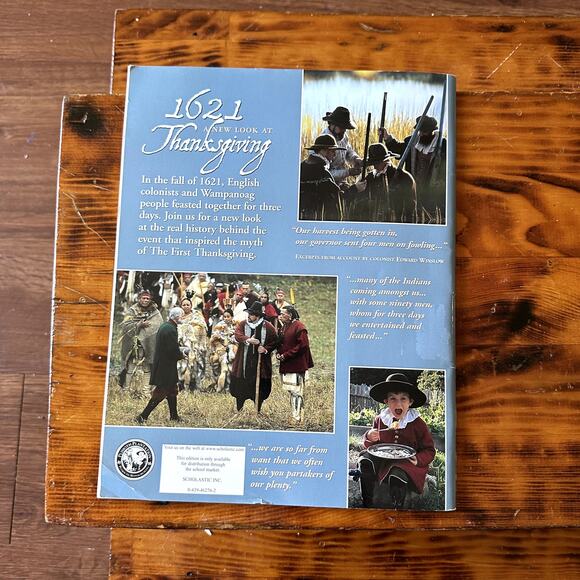 Vintage 2002 Scholastic 1621 A New Look At Thanksgiving Paperback Book - Picture 10 of 11
